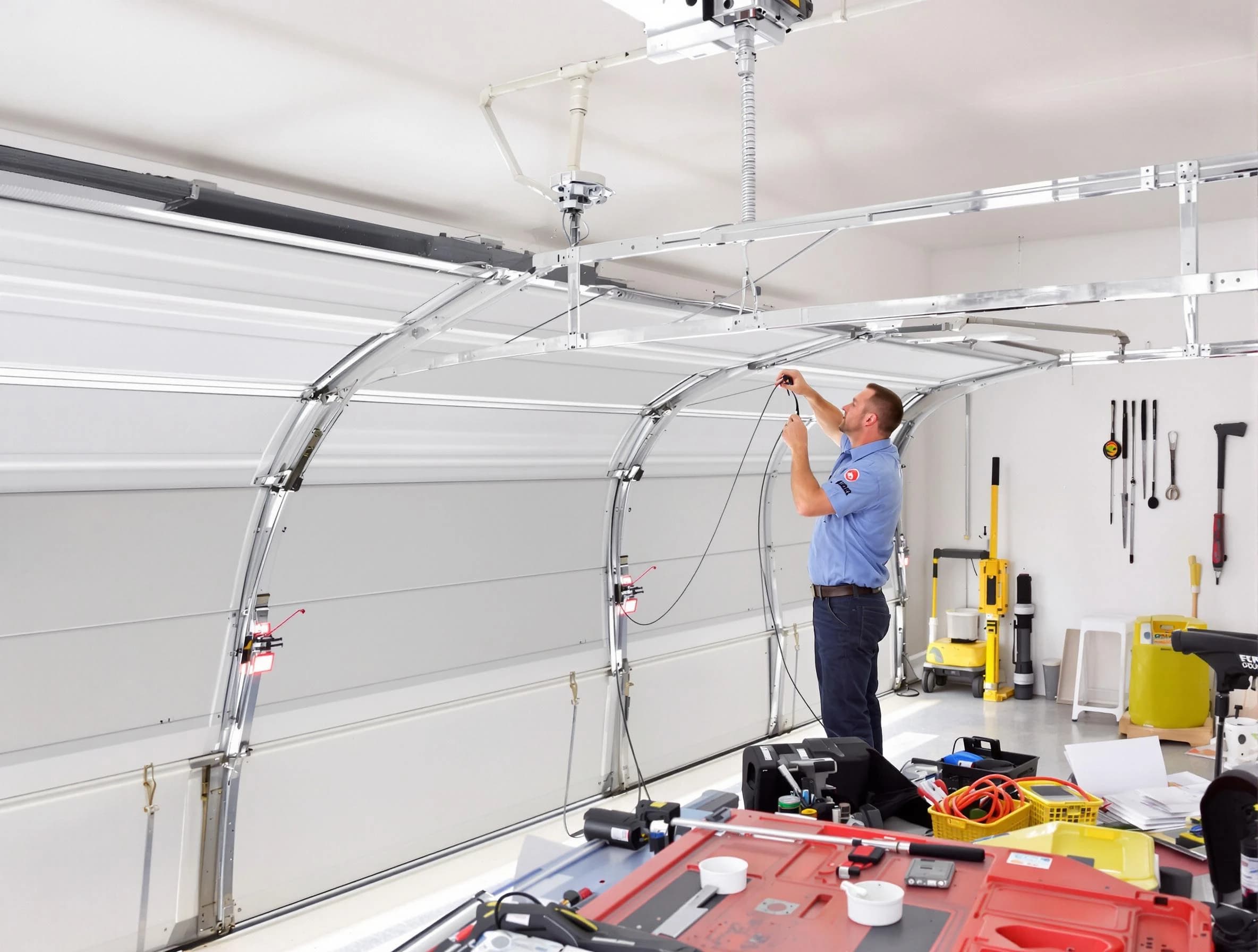 Garage door cable repair service by Heron Bay Garage Door Repair in Heron Bay