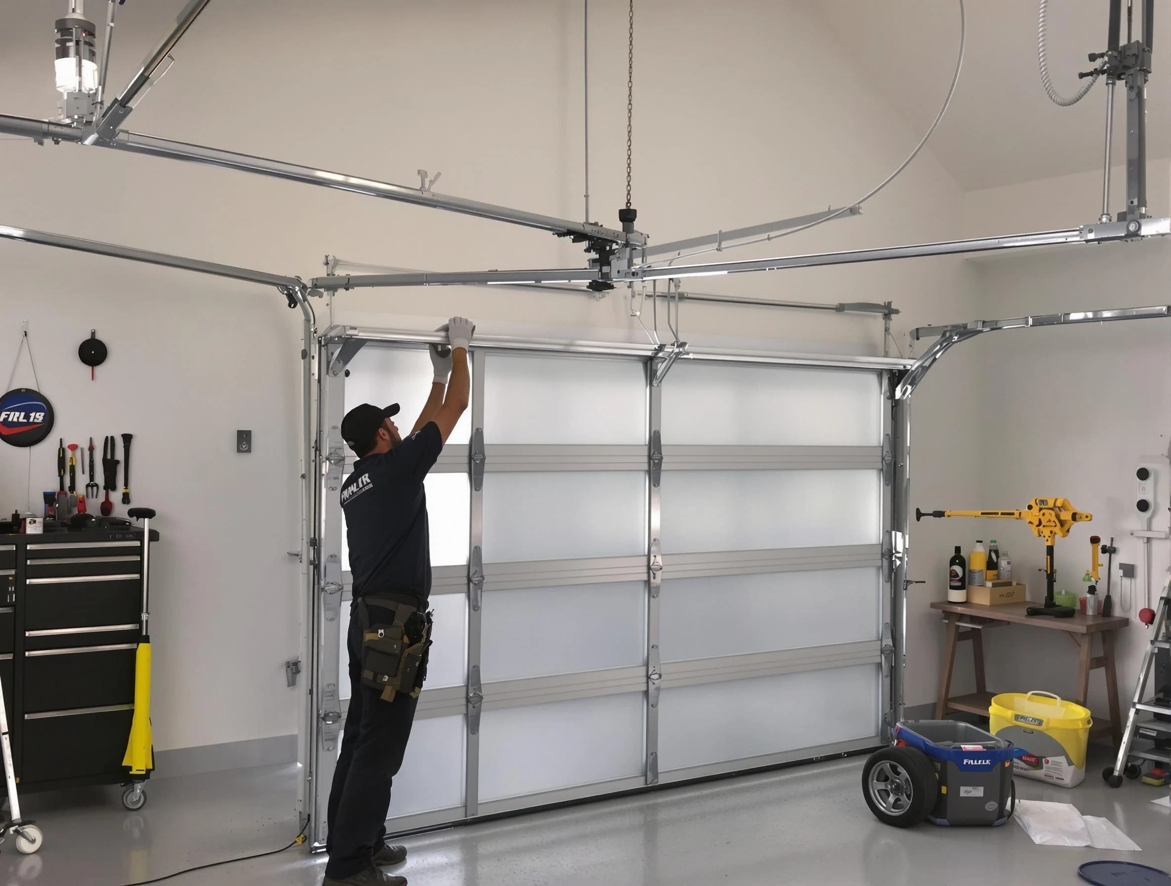 Heron Bay Garage Door Repair certified team performing precision garage door installation in Heron Bay