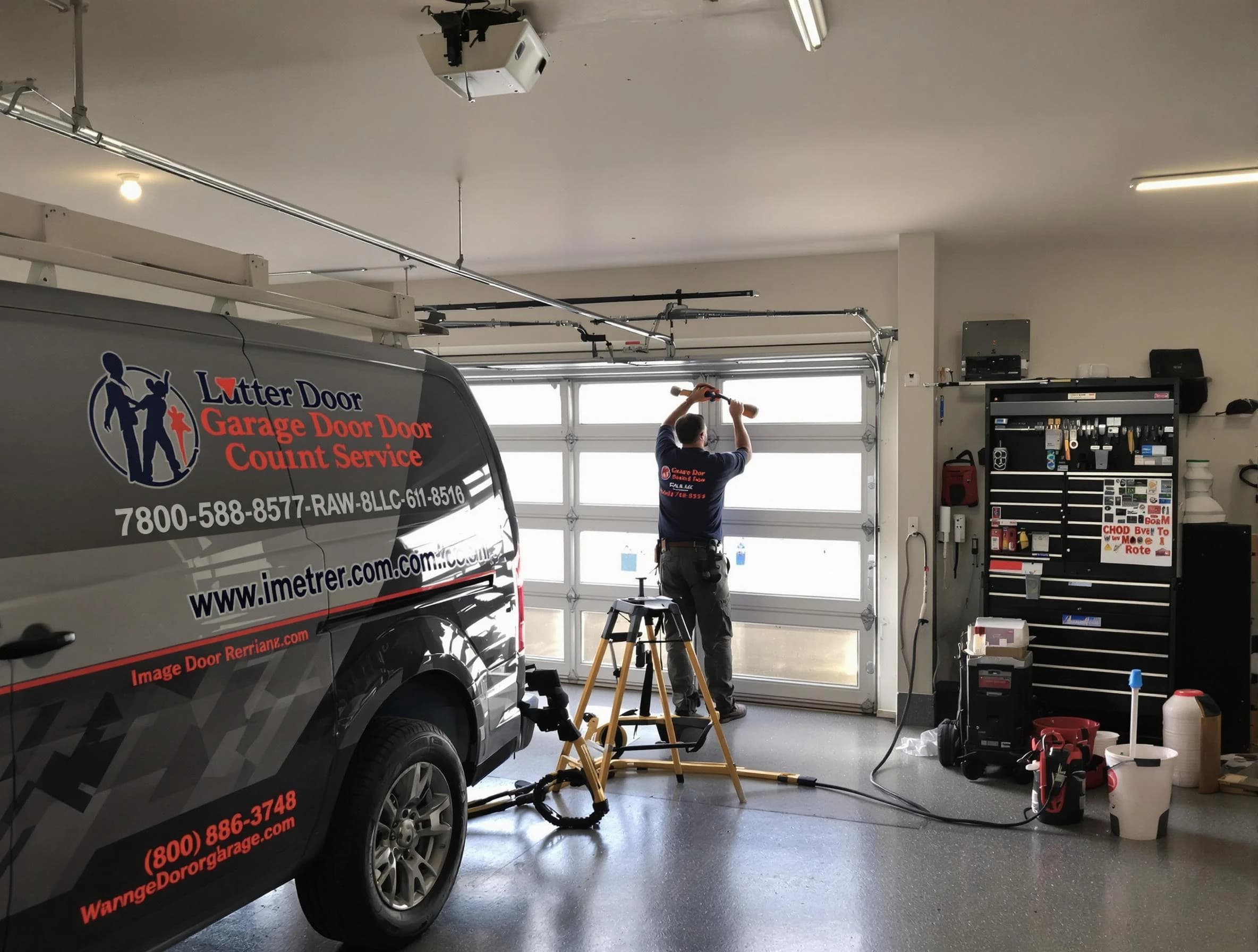 Heron Bay Garage Door Repair rapid response team performing same-day repair in Heron Bay