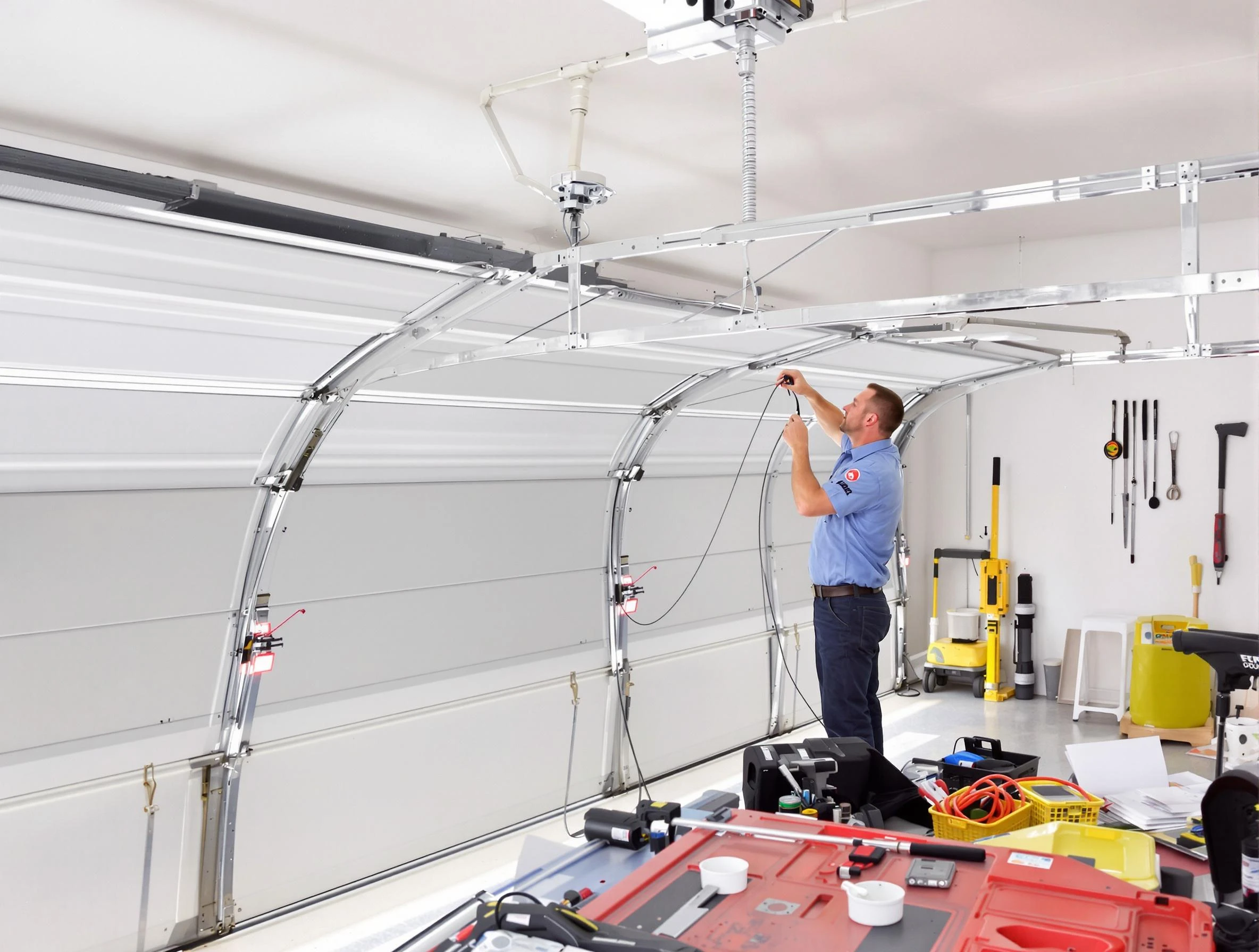Garage door cable repair service by Heron Bay Garage Door Repair in Heron Bay