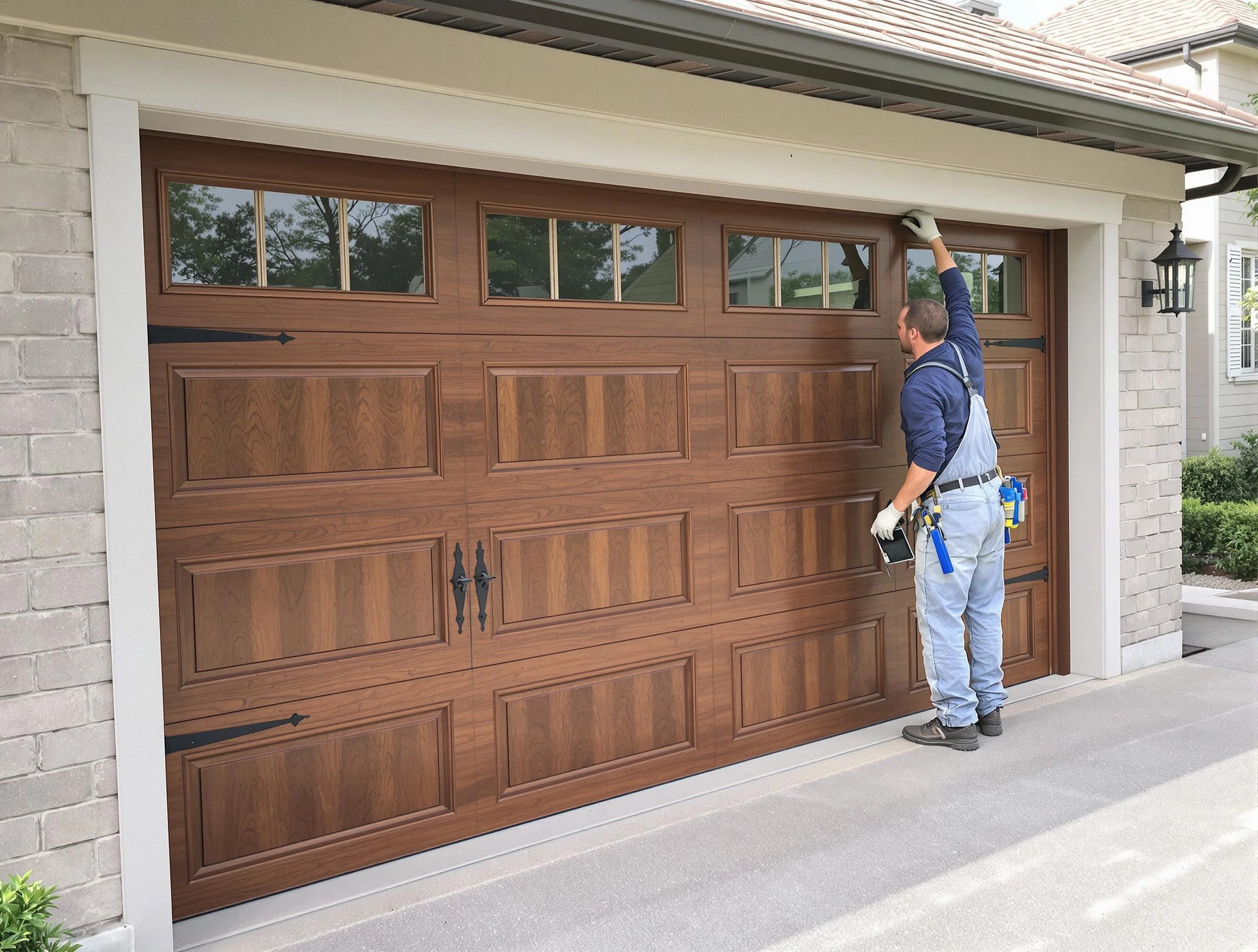 Custom garage door showcase by Heron Bay Garage Door Repair in Heron Bay