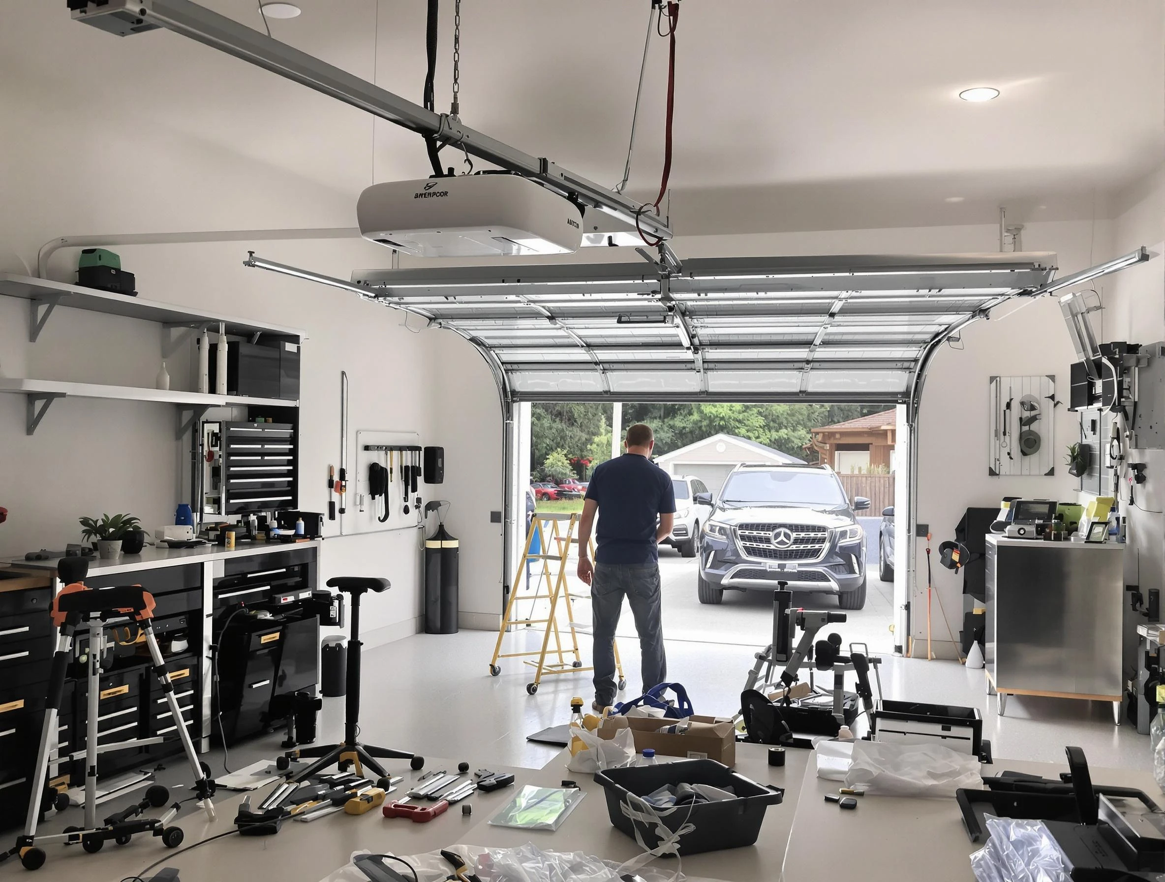 Garage door opener installation by Heron Bay Garage Door Repair in Heron Bay