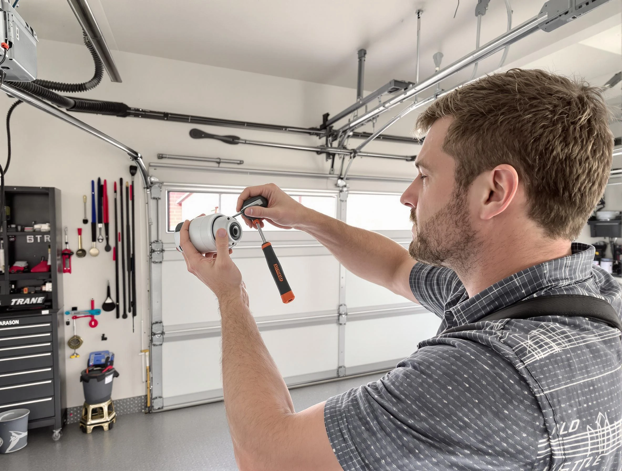 Garage door opener repair service by Heron Bay Garage Door Repair in Heron Bay