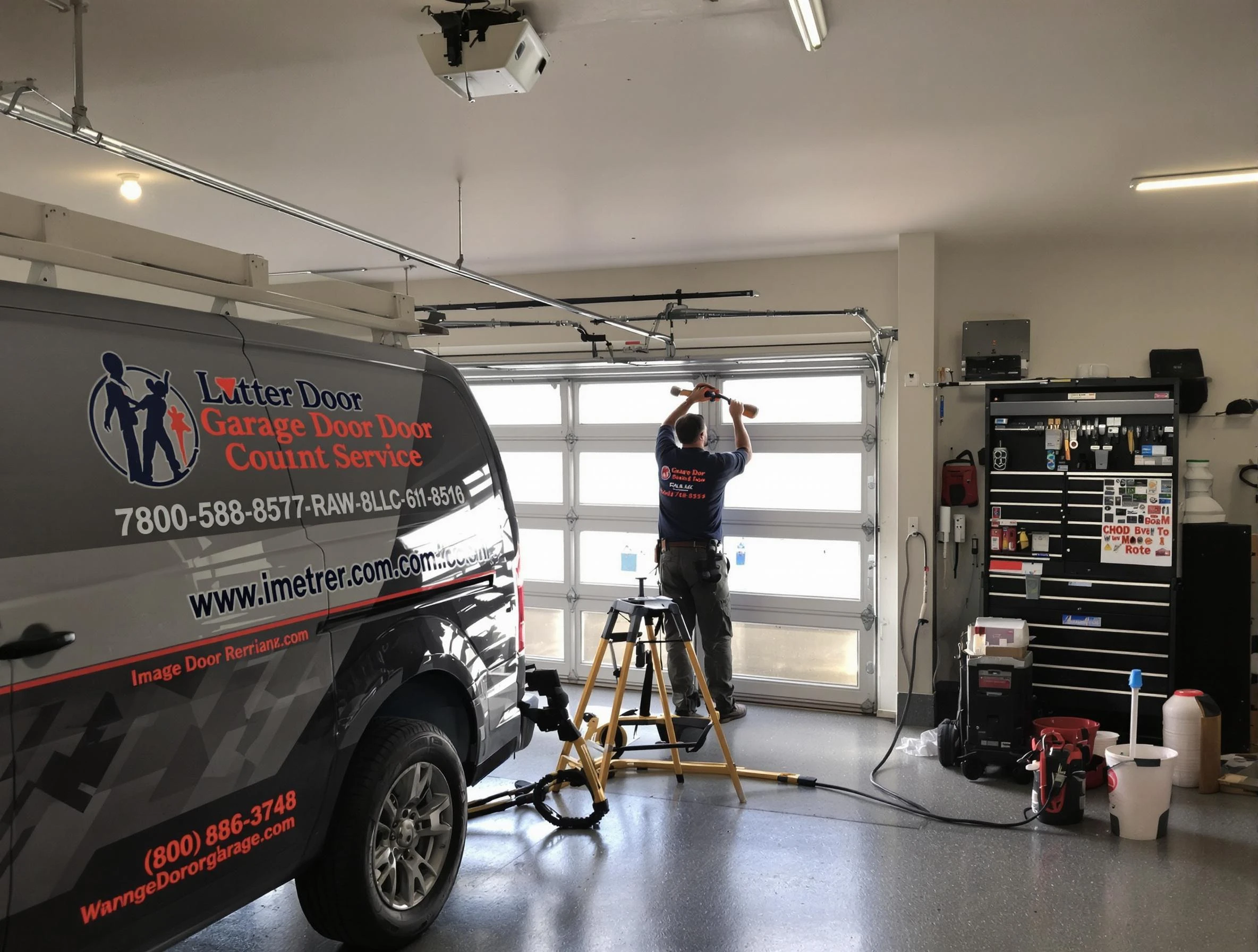 Heron Bay Garage Door Repair rapid response team performing same-day repair in Heron Bay