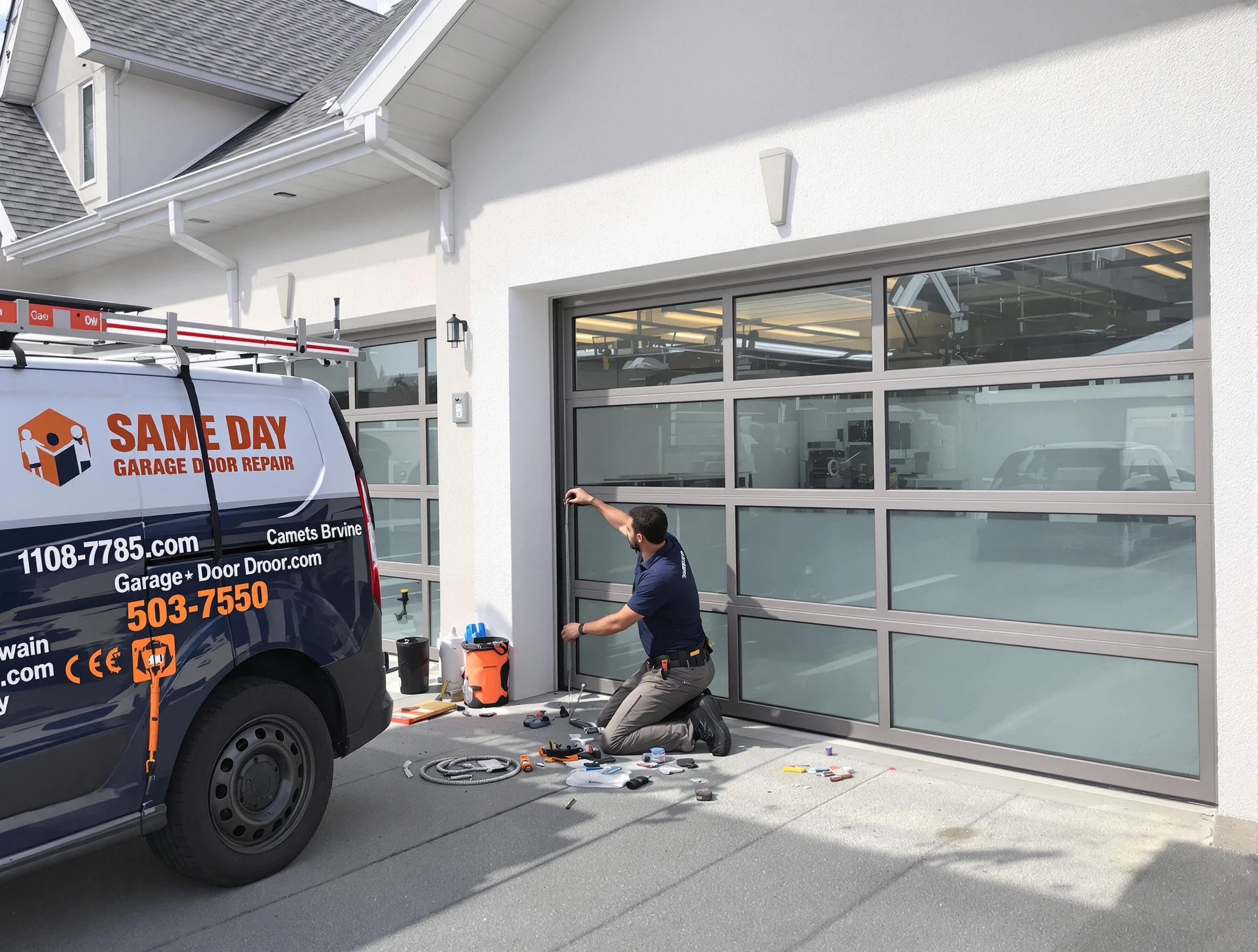 Same-day garage door repair service by Heron Bay Garage Door Repair in Heron Bay